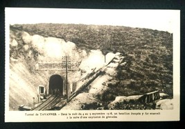 Antique Postcard Tavannes Tunnel 1000 Meters Battle of Verdun France WW1 RAREST - £23.21 GBP
