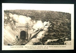 Antique Postcard Tavannes Tunnel 1000 Meters Battle of Verdun France WW1 RAREST - £23.50 GBP