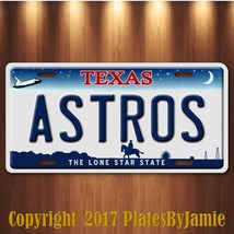 Houston Texas ASTROS World Series 2017 Champions Baseball Team License Plate Tag - £15.36 GBP