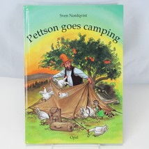 Sven Nordqvist Findus Goes Camping Children Book Sven Nordqvist 1992 Opal - £15.31 GBP