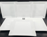 6 The Cellar Whiteware Square Dinner Plate Set Macys White Smooth Table ... - £62.66 GBP