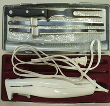 Hamilton Beach Carve&#39;n Set Electric Knife Set #74250 W/Case And Fork.  *... - £9.83 GBP