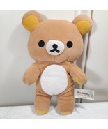 San-X Co Rilakkuma Plush Zipper pouch bag Brown Teddy Bear Sanrio Dream ... - $209.07 MXN