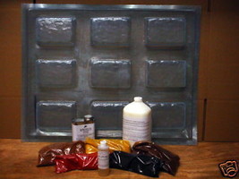 DIY Driveway & Patio Paver Supply Kit w/6 #972 Paver Molds "BOGO" = 12 MOLDS image 1