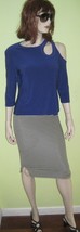 Vintage Joseph Ribkoff Women&#39;s Ladies Blue Blouse Tunic Shirt Top Sz Can/US 12 - £23.95 GBP
