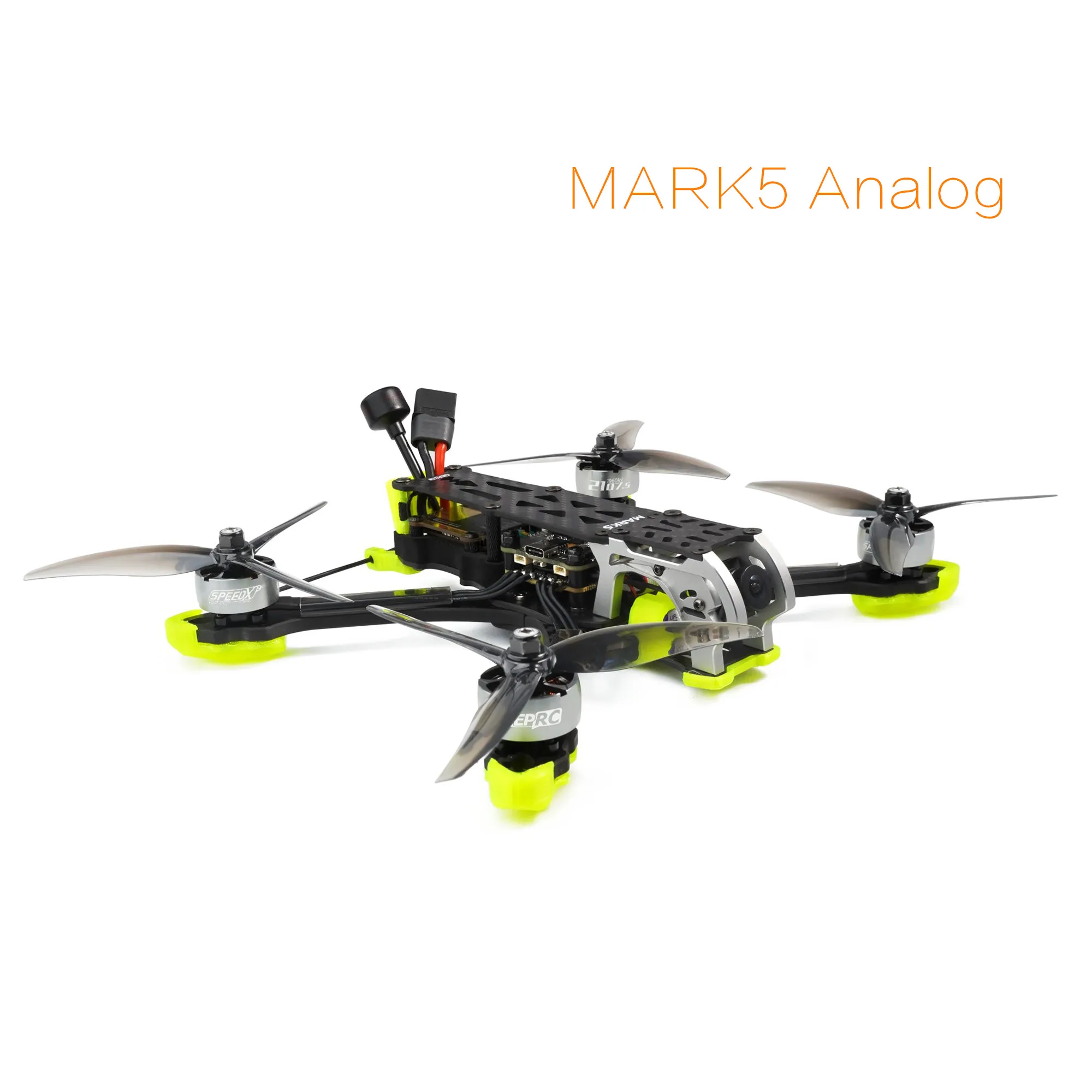 Geprc MARK5 Analog Freestyle Fpv Drone 4S/6S 5Inch GEP-MK5 Frame SPEEDX2 2107 - £494.58 GBP+