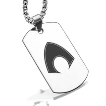 Stainless Steel Aquaman Dog Tag Pendant - £7.99 GBP