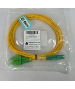 LC To SC Duplex 9/125 Single Mode Fiber Optical Patch 2mm Cord Yellow 5M... - £10.44 GBP