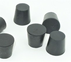 #4 Solid Rubber Stoppers Fits 13/16&quot; to 7/8&quot; ID Lab Tapered Bung Plug - £9.22 GBP+