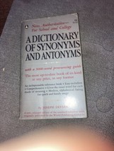 1961 A Dictionary of Synonyms and Antonyms by Joseph Devlin paperback VTG - £5.31 GBP