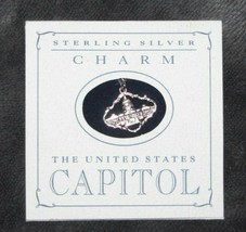 Sterling Silver United States Capitol Building Colonial Williamsburg Charm - £20.23 GBP