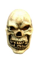 Halloween Biker Skull Face Evil Comic Villain Cosplay Latex Mask 1/2 Cov... - $312.77 MXN