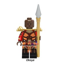 Okoye of Dora Milaje Minifigures Marvel Avengers Infinity War Black Panther  - £2.39 GBP