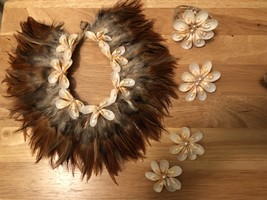 Royalty Feather Jewels,Hawaiian Feather Art.Statement Wear,Hand Made In ... - £156.36 GBP