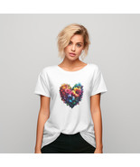 Floral Heart Art T-Shirt - $18.99+