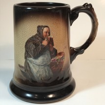 Antique J&amp;E Mayer Friar Tuck Monk Character Beer Mug Stein 5 1/8 Tall 3.25&quot; Dia - £11.14 GBP