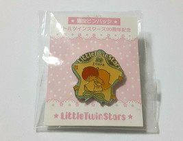 Little Twin Stars Pin Badge Old SANRIO 2005&#39; Vintage 30th Anniversary Li... - $19.61