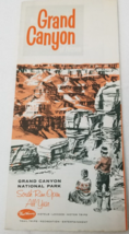 Grand Canyon National Park South Rim Brochure Fred Harvey 1968 Hotels Cabins - £14.98 GBP