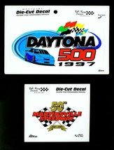 Nascar Die Cut Decal Two Sticker Lot- Daytona 500- Martinsville Speedway - £26.15 GBP