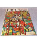Saturday Evening Post Magazine April 16 1960 Norman Rockwell Cover Stain... - £10.31 GBP