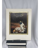Vtg MCM pop art collage male nude gay penis Louis Desmarias 1974 Signed ... - $69.27 CAD