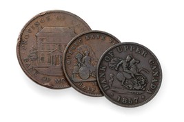 1842-1857 Canadá Token Acuñación Lote De 3 Fino A XF Estado - £58.65 GBP