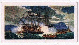 Trading Card Naval Battles #9 Cutting Out Of Frigate Hermione 1799 Sweetule - £0.77 GBP