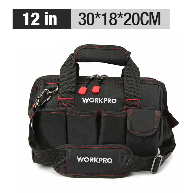 WORKPRO 12-Inch/30cm Tool Bag Waterproof Electrician Bag  Multifunctional Bags f - £61.67 GBP