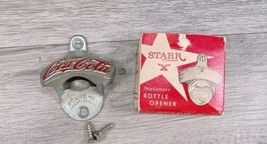 Vintage COCA-COLA Stationary Bottle Opener, With Starr X Box. Brown Mfg. Va. - $22.50