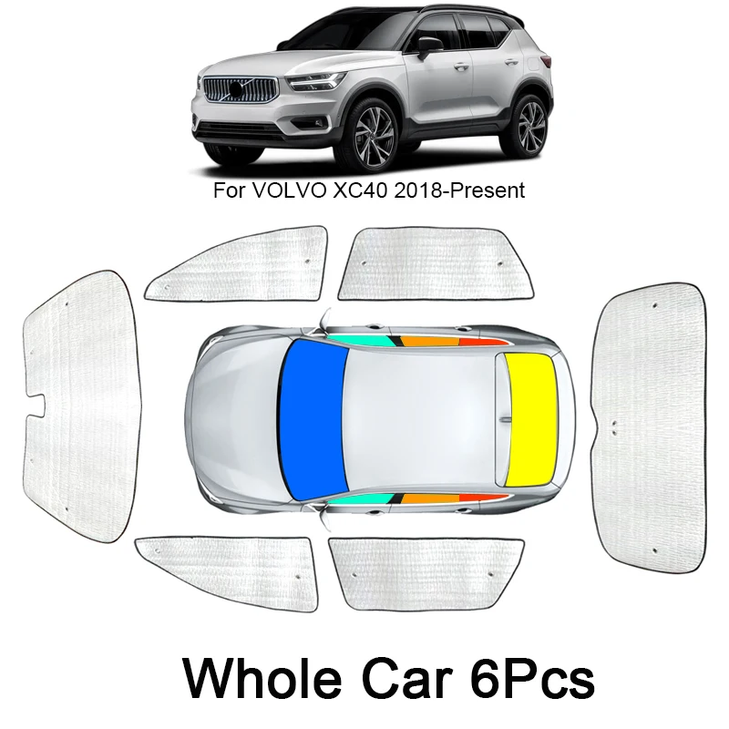 Car Sunshades UV Protection Side Cover For Volvo XC40 2018-2025 Windows Curtain - £28.86 GBP+