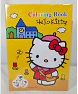 Vintage Hello Kitty Coloring Book with Stickers 2004 HS-0402-002 FACTORY... - €11,22 EUR