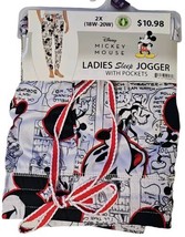 Mickey Mouse Women&#39;s Sleep Jogger With Pockets Size 2X NEW - $12.86