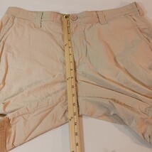 Columbia Cotton Shorts Men's 36X10 Beige/Tan AM4471 Lightweight Chino Comfort image 13