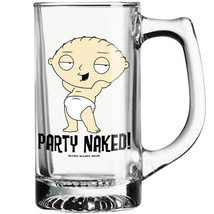 The Family Guy Stewie Party Naked 25 oz Illustrated Stein Mug NEW UNUSED - £7.59 GBP