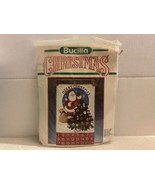 Bucilla CHRISTMAS &quot;SANTA&#39;S TREE&quot; FELT ADVENT CALENDAR w/ painted wood or... - £118.69 GBP