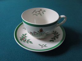 Copeland SPODE Compatible with England Christmas Cup Saucer Christmas Tree [97B] - £26.86 GBP