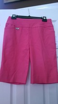 Nwt Ladies Lisette L Sport Bright Pink Golf Shorts - Sizes 4 &amp; 6 $130 Stretch - £39.32 GBP