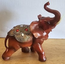 Elephant Wild Animal Fortune Good Luck Trunk Up Power Tusks Figurine - £15.17 GBP