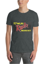 Old School Milwaukee Rock Radio Station 97 WLPX Short-Sleeve Unisex T-Shirt - £18.78 GBP