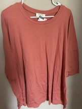 Zenana Pink 3/4 Sleeve Tee NWT 2X - $29.00