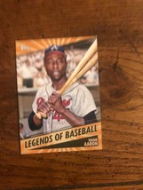 Hank Aaron 2021 Topps Legends Of Baseball Card (1324) - £3.15 GBP