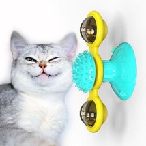 Catnip Spin &amp; Scratch Toy: Interactive Multi-Function Windmill Toy For Cats - £32.58 GBP+