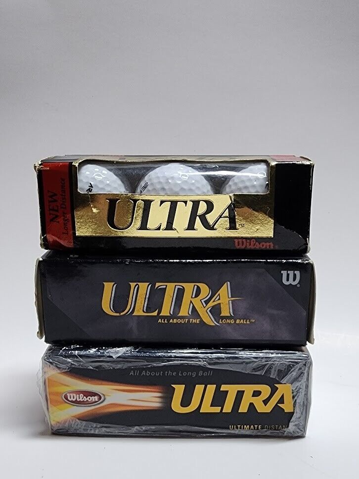 Primary image for Wilson Ultra Golf Ball Bundle-3 packs, NEW, open box