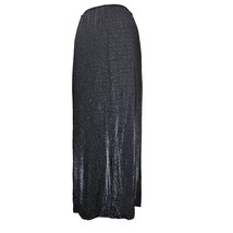 Vintage Black Metallic Maxi Skirt Size Small - $34.65