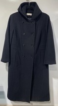 Anne Klein Vintage Black Wool Long Coat With Hood Woman’s 3X - $89.05 Anne Klein Vintage Black Wool Long Coat With Hood Woman’s 3X - $89.05