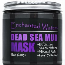 DEAD SEA Mud Mask - Pure-Anti Aging, Blackheads, Muscle/Joint Pain Relief - 12oz - £9.25 GBP