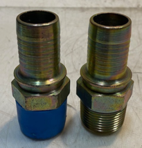 2 Qty of Hydraulic Hose Fittings 3-1/8&quot; L 33mm Thread 27mm Nose 21mm ID ... - $29.99