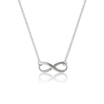 Sterling Silver Infinity Necklace - £39.07 GBP