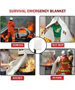 Fire Blanket Fiberglass Suppression Emergency Fire Blanket, Emergency Su... - £13.99 GBP
