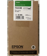 Epson T653B Green Ink 200ML For Epson Sylus Pro 4900 OEM Sealed In Retai... - £15.69 GBP